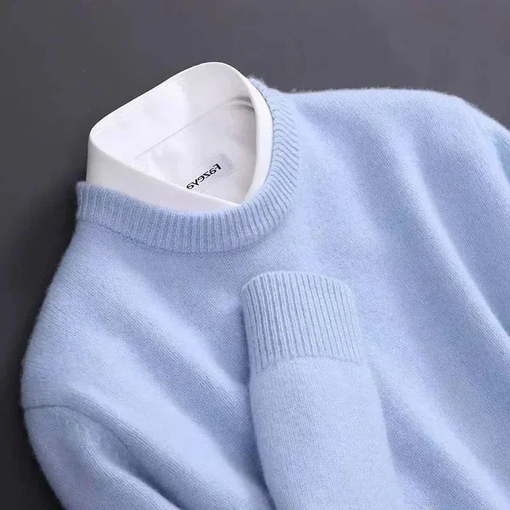Pull en cachemire classique pour homme