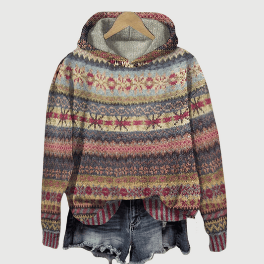 Pull en maille coloré pour femme - douillet et chaud