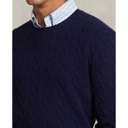 Pull en maille de coton à manches longues
