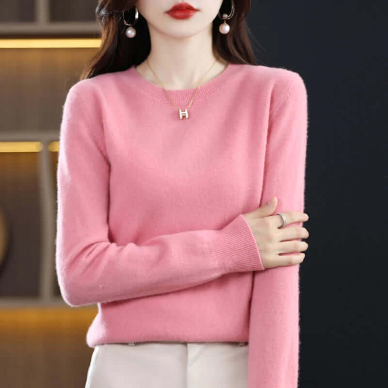 Pull en maille uni