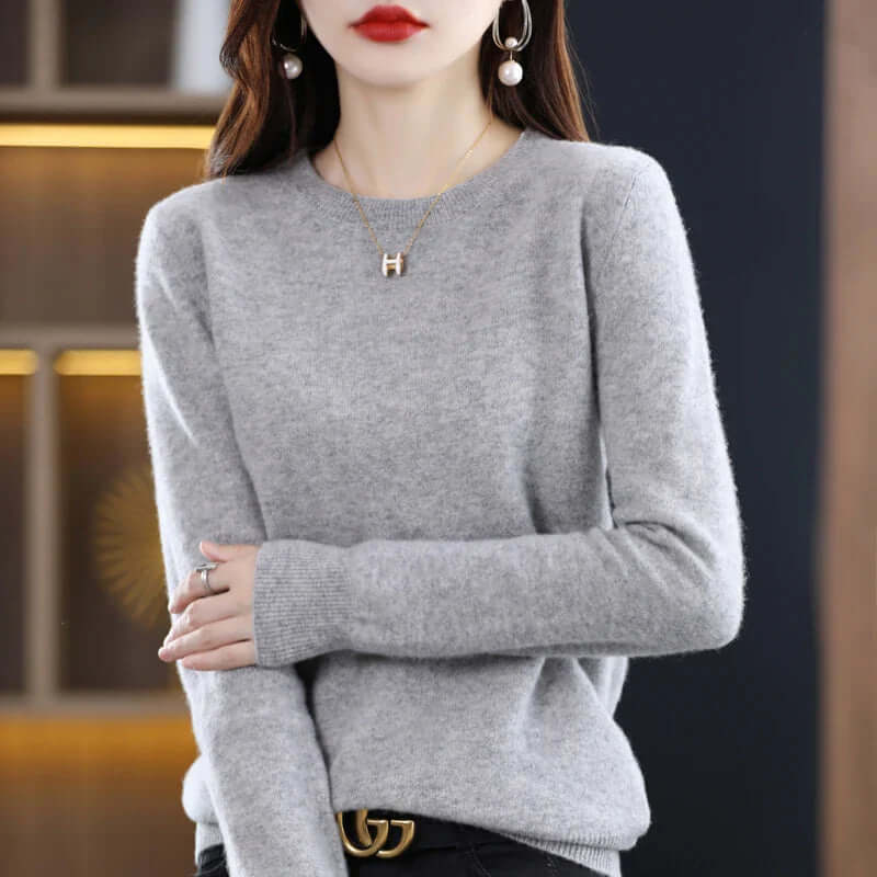 Pull en maille uni