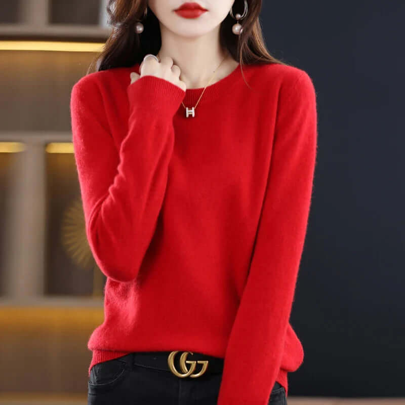 Pull en maille uni