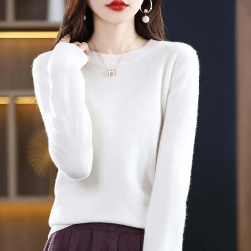 Pull en maille uni
