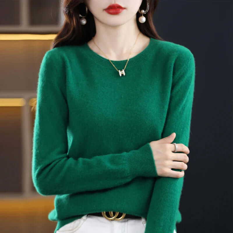 Pull en maille uni