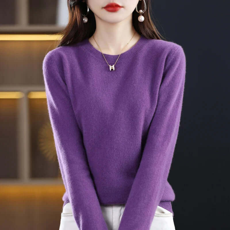 Pull en maille uni