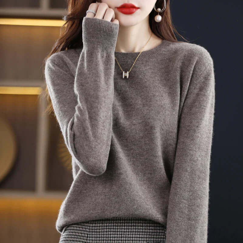 Pull en maille uni