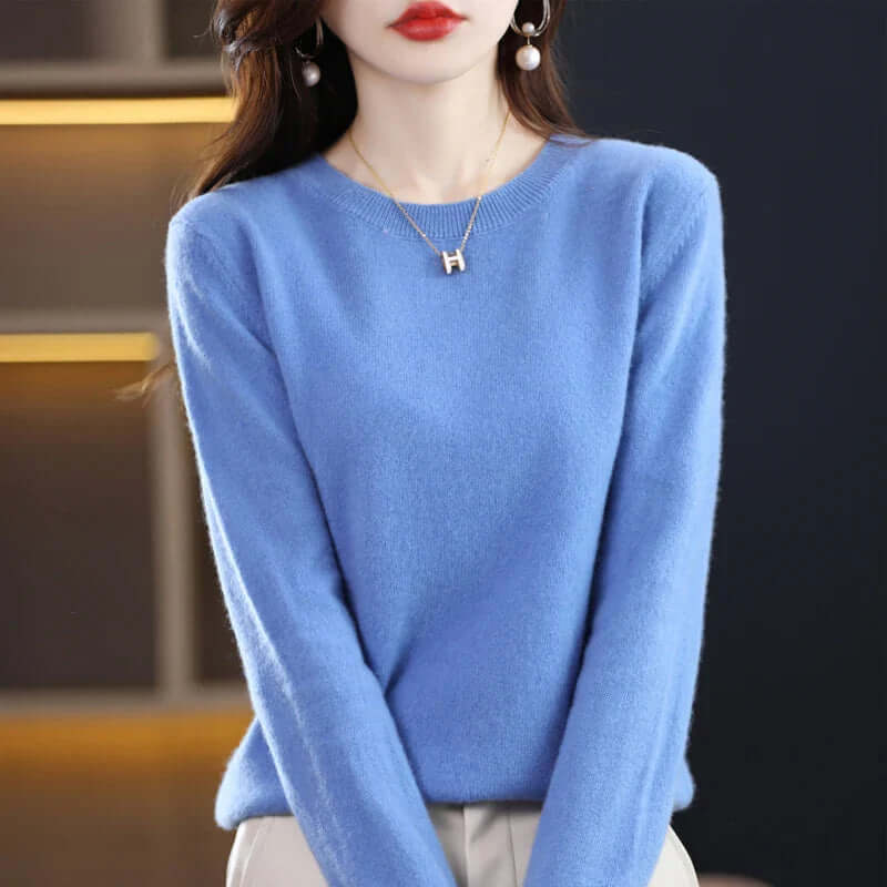 Pull en maille uni