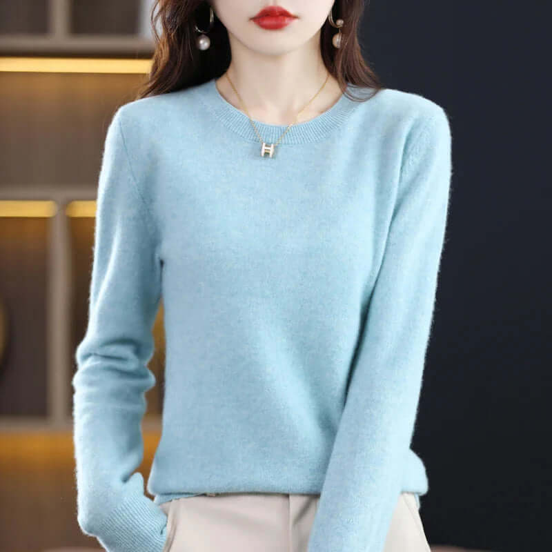 Pull en maille uni