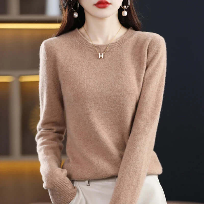 Pull en maille uni