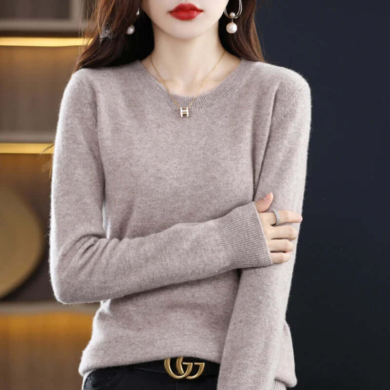 Pull en maille uni