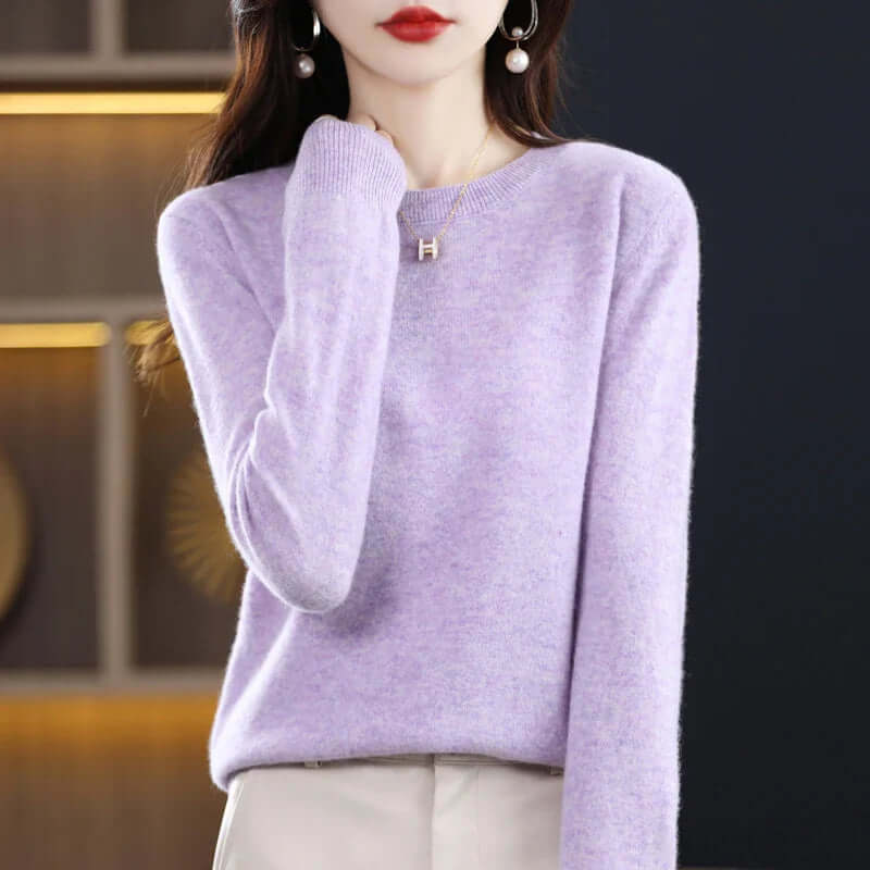 Pull en maille uni