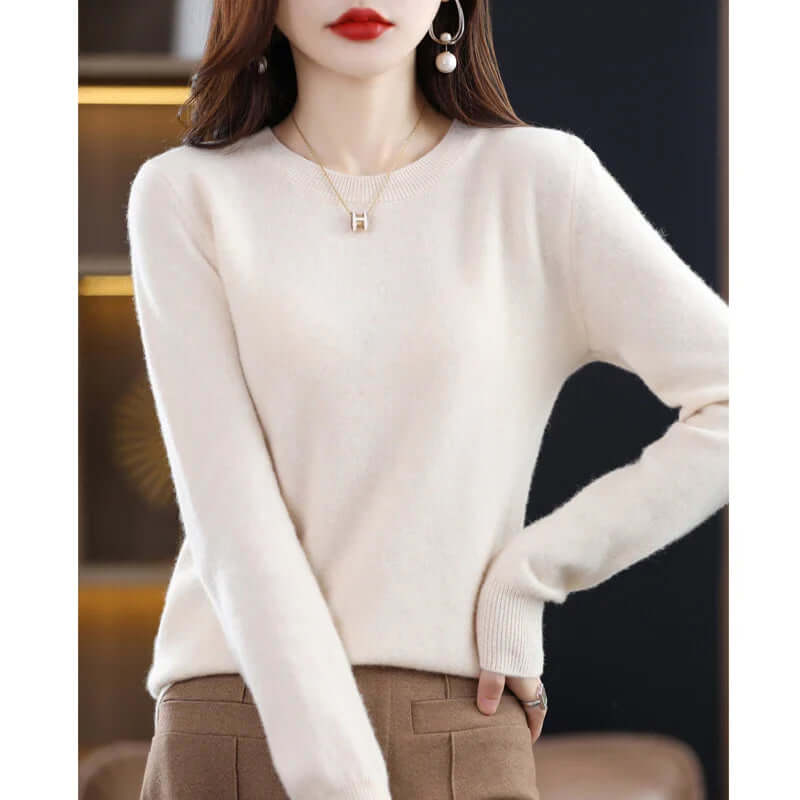 Pull en maille uni