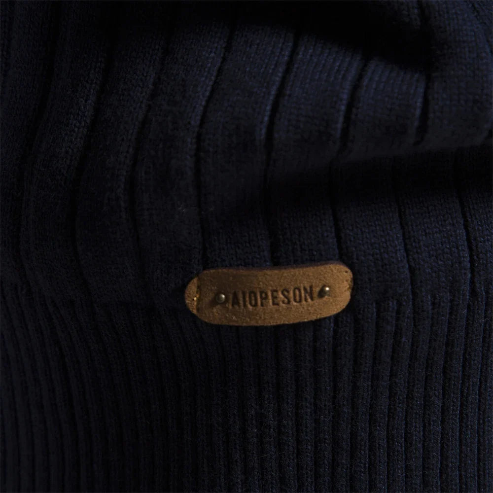 Pull homme zippé décontracté