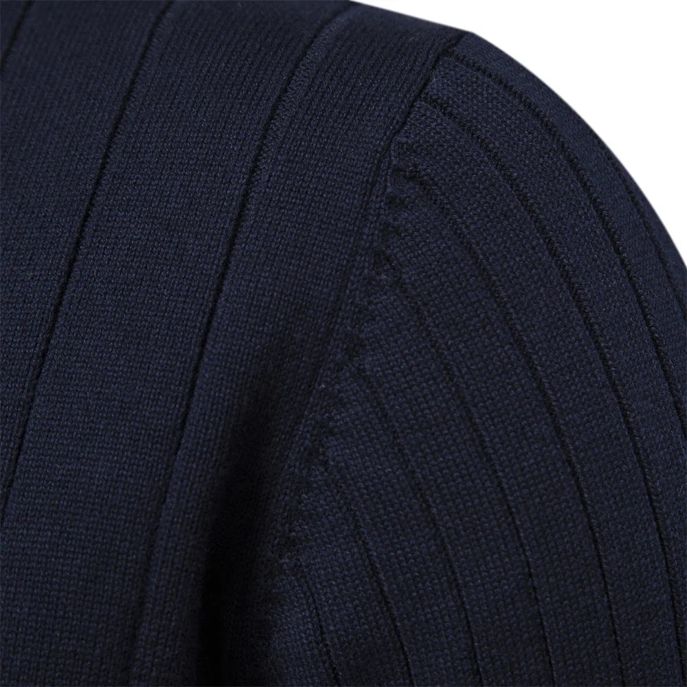 Pull homme zippé décontracté