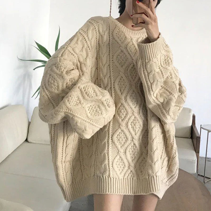 Pull oversize en maille