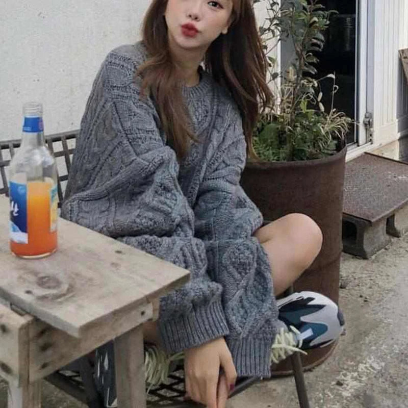 Pull oversize en maille