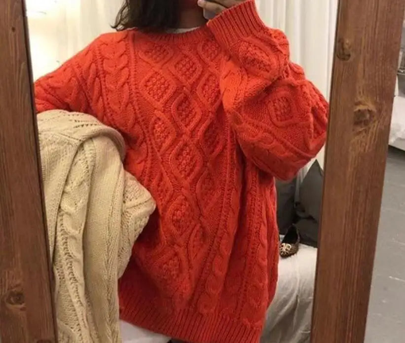 Pull oversize en maille
