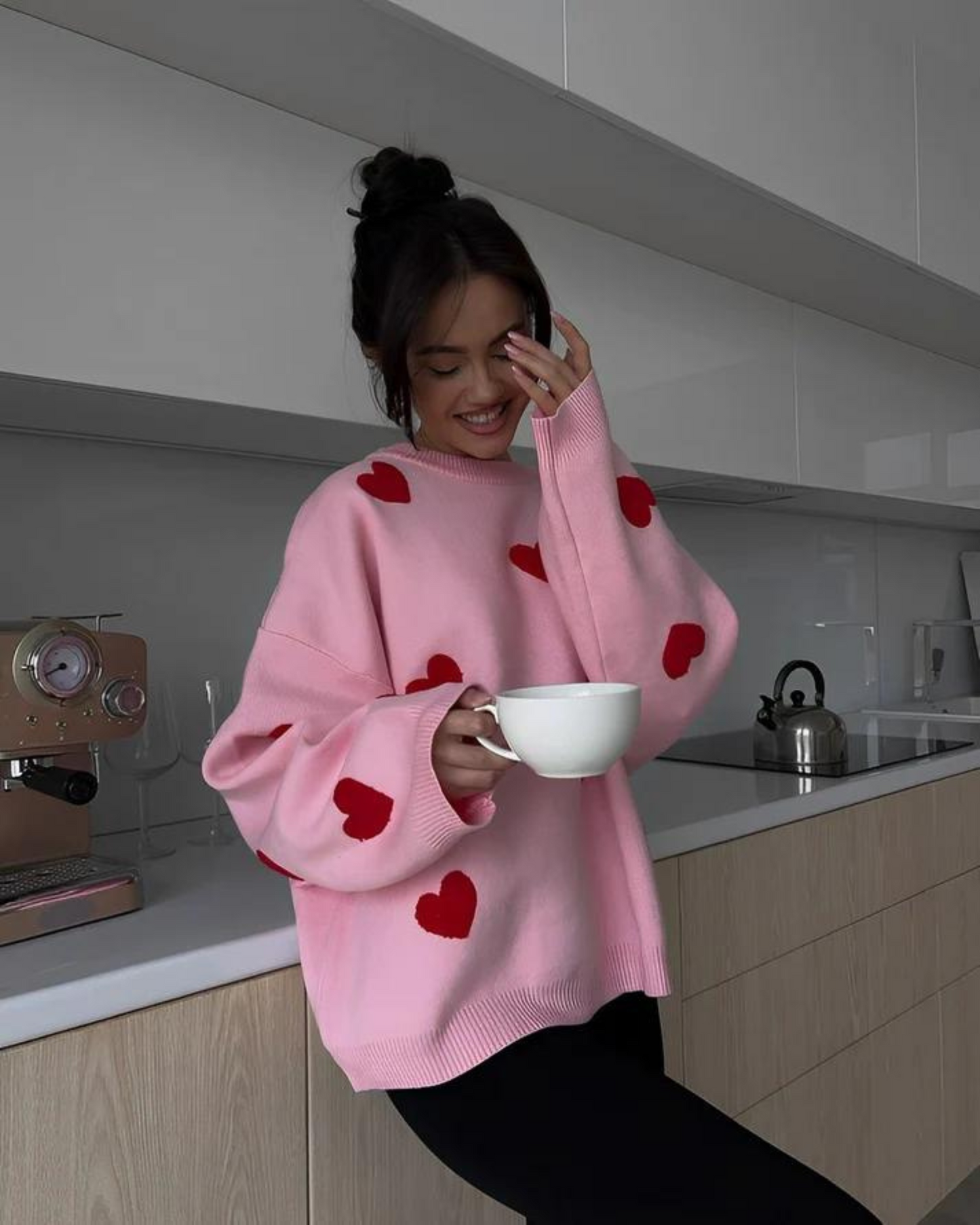 Pull oversize femme