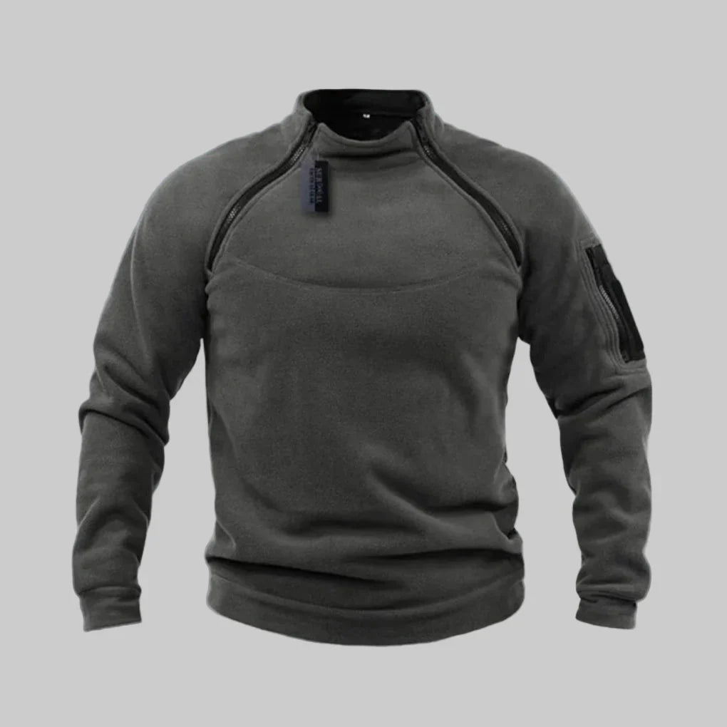 Pull polaire homme – couche fonctionnelle pour l’extérieur et sur le terrain