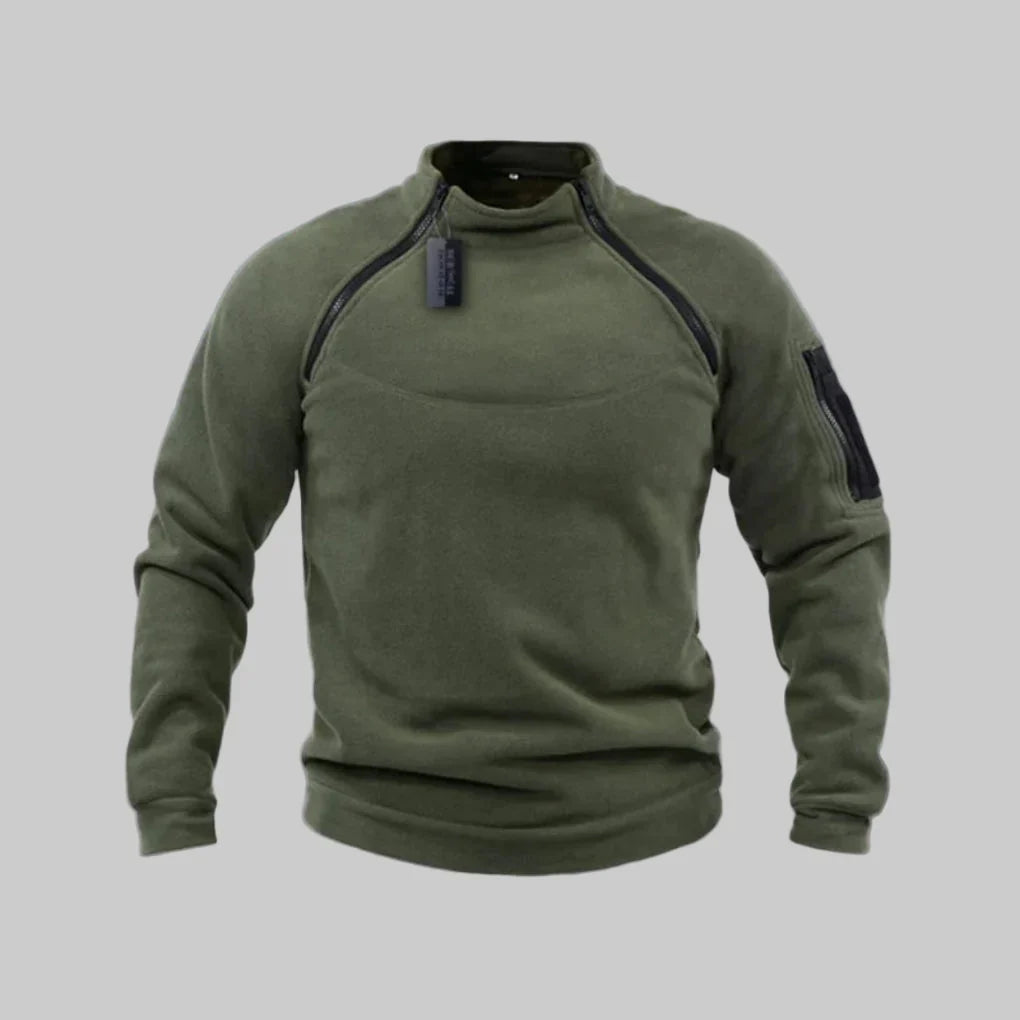 Pull polaire homme – couche fonctionnelle pour l’extérieur et sur le terrain