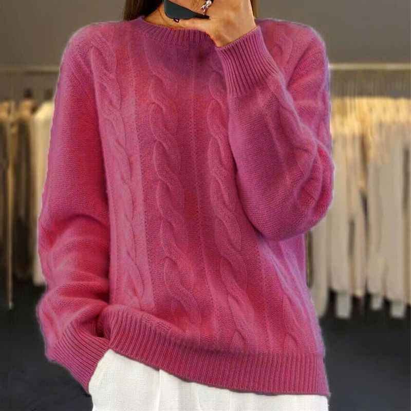 Pull torsadé - chaleur douce et chic - hiver