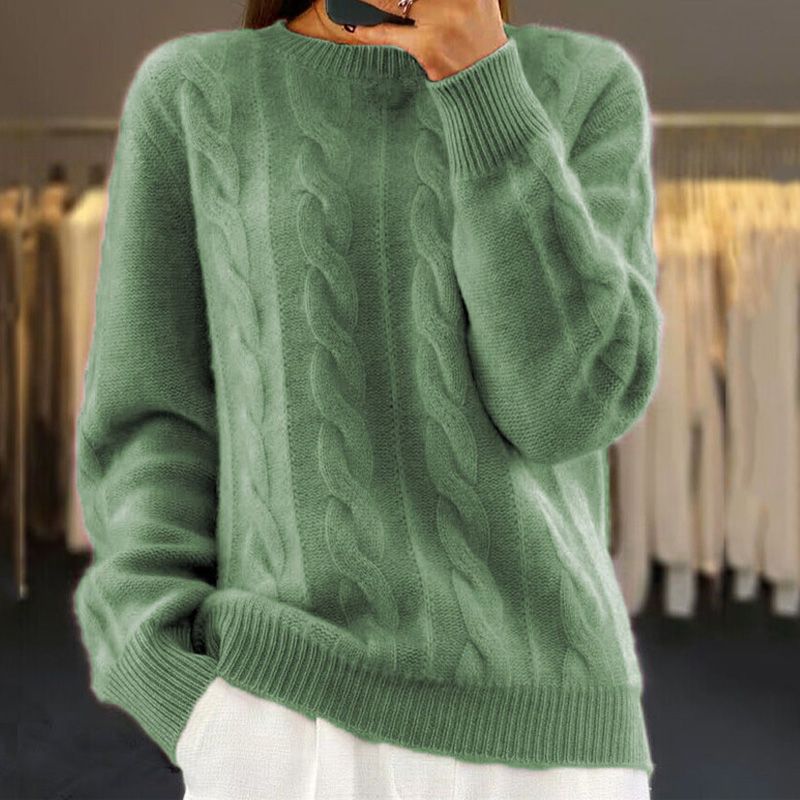 Pull torsadé - chaleur douce et chic - hiver