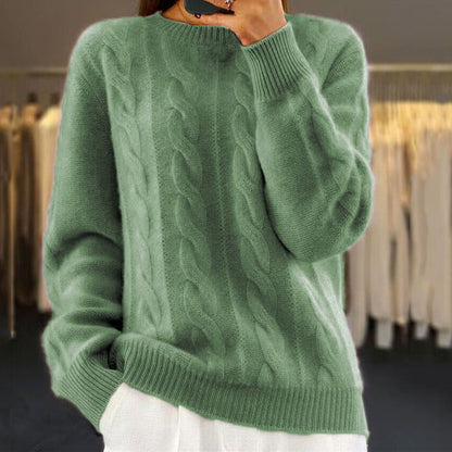Pull torsadé - chaleur douce et chic - hiver