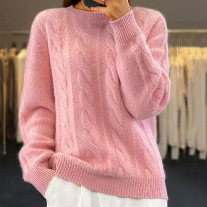 Pull torsadé - chaleur douce et chic - hiver