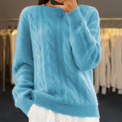 Pull torsadé - chaleur douce et chic - hiver
