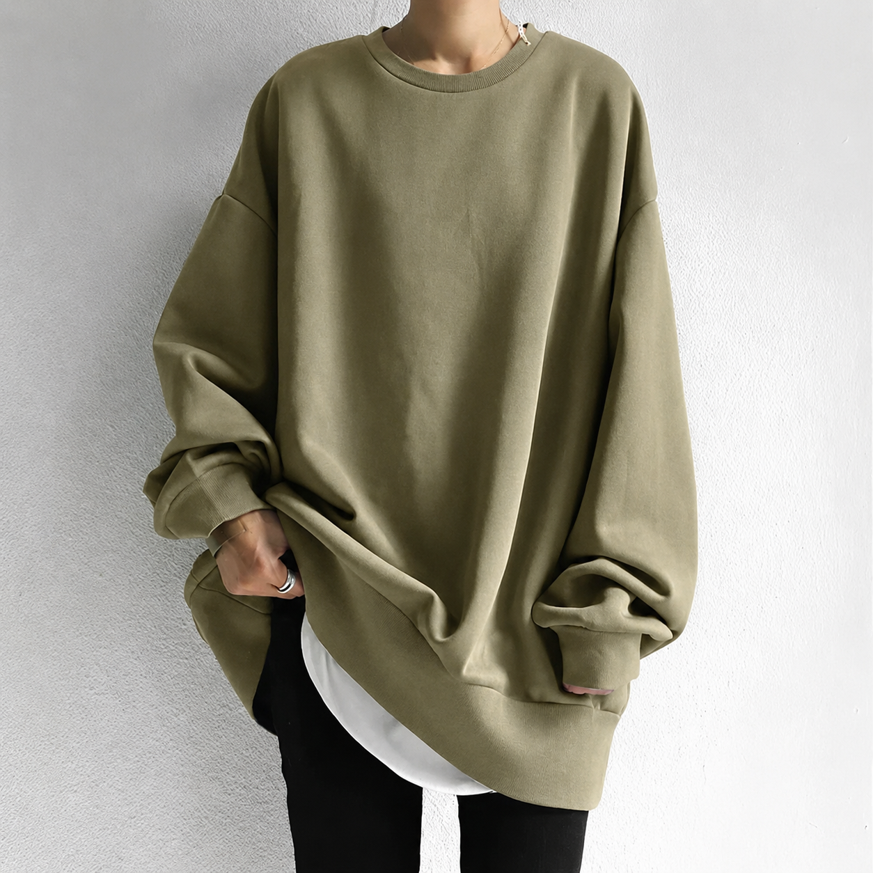 Pull tunique oversize pour femme