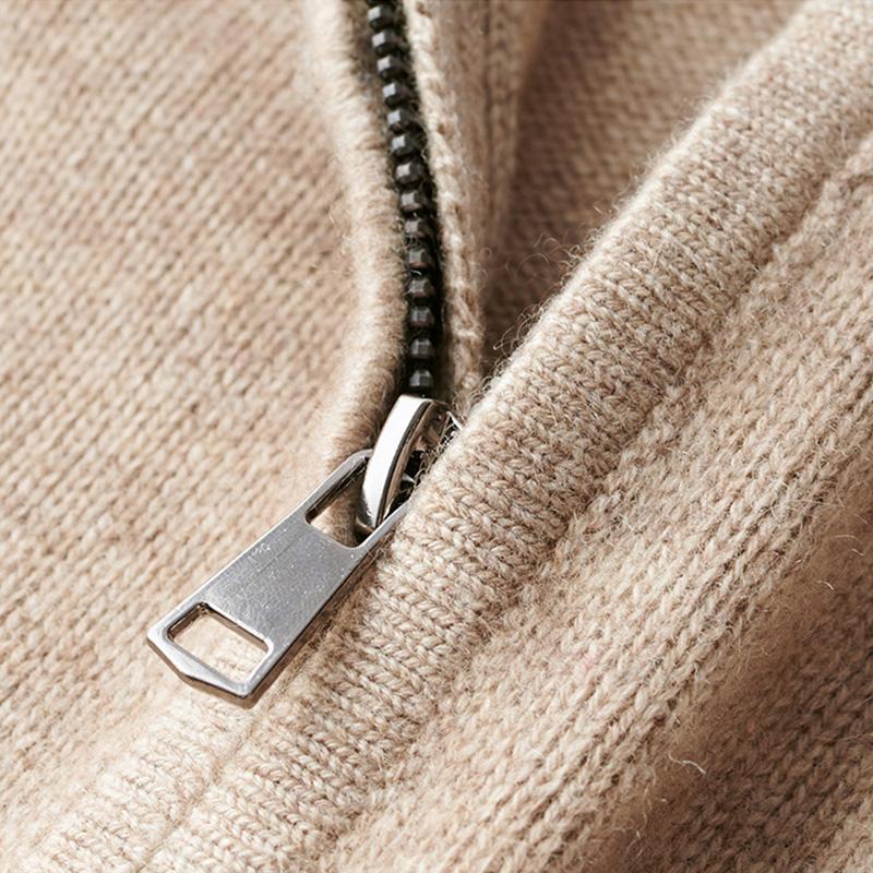 Pull zippé 1/4 classique pour homme – polyvalent, chic-décontracté