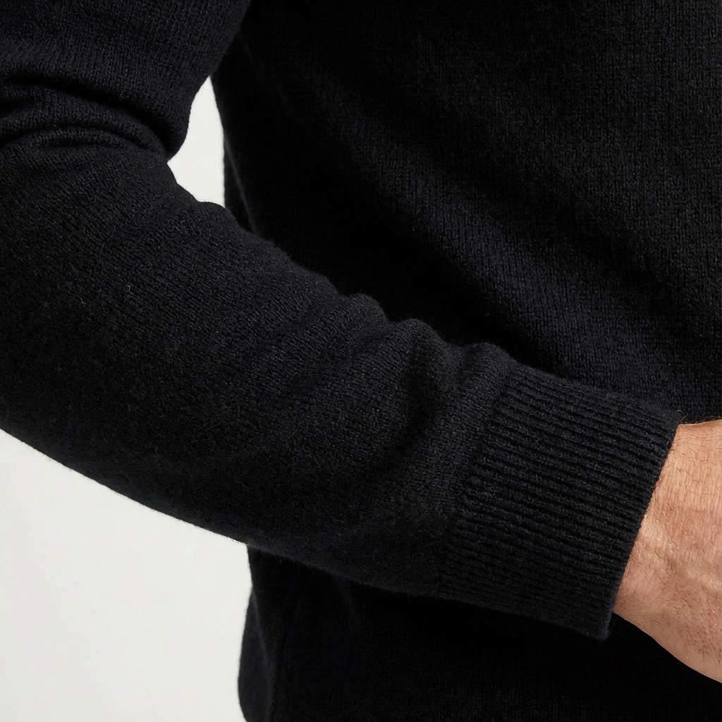 Pull zippé 1/4 classique pour homme – polyvalent, chic-décontracté