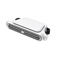 Purificateur d’air et ventilateur unisexe au format compact à clipser sur la grille d’aération de voiture, avec ailettes réglables