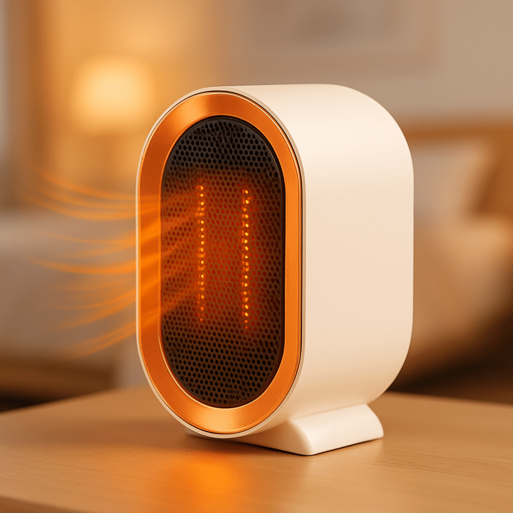 Radiateur d’appoint en céramique portatif à chauffage rapide et silencieux