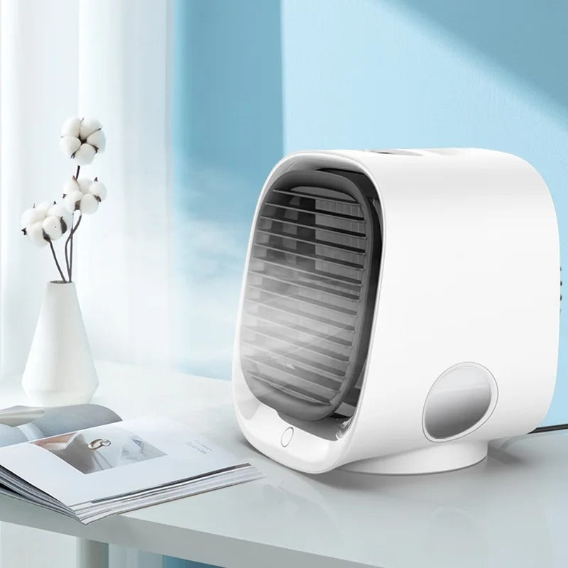 Rafraîchisseur d’air compact 2-en-1: rafraîchisseur et humidificateur
