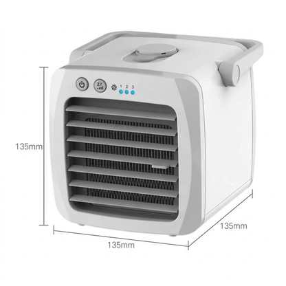 Rafraîchisseur d’air portable 4-en-1 unisexe avec humidificateur et purificateur