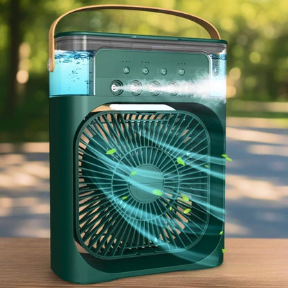 Refroidisseur d’air et humidificateur 3-en-1 | Portable, vitesses du ventilateur réglables et idéal pour les chambres, les bureaux et les petits espaces
