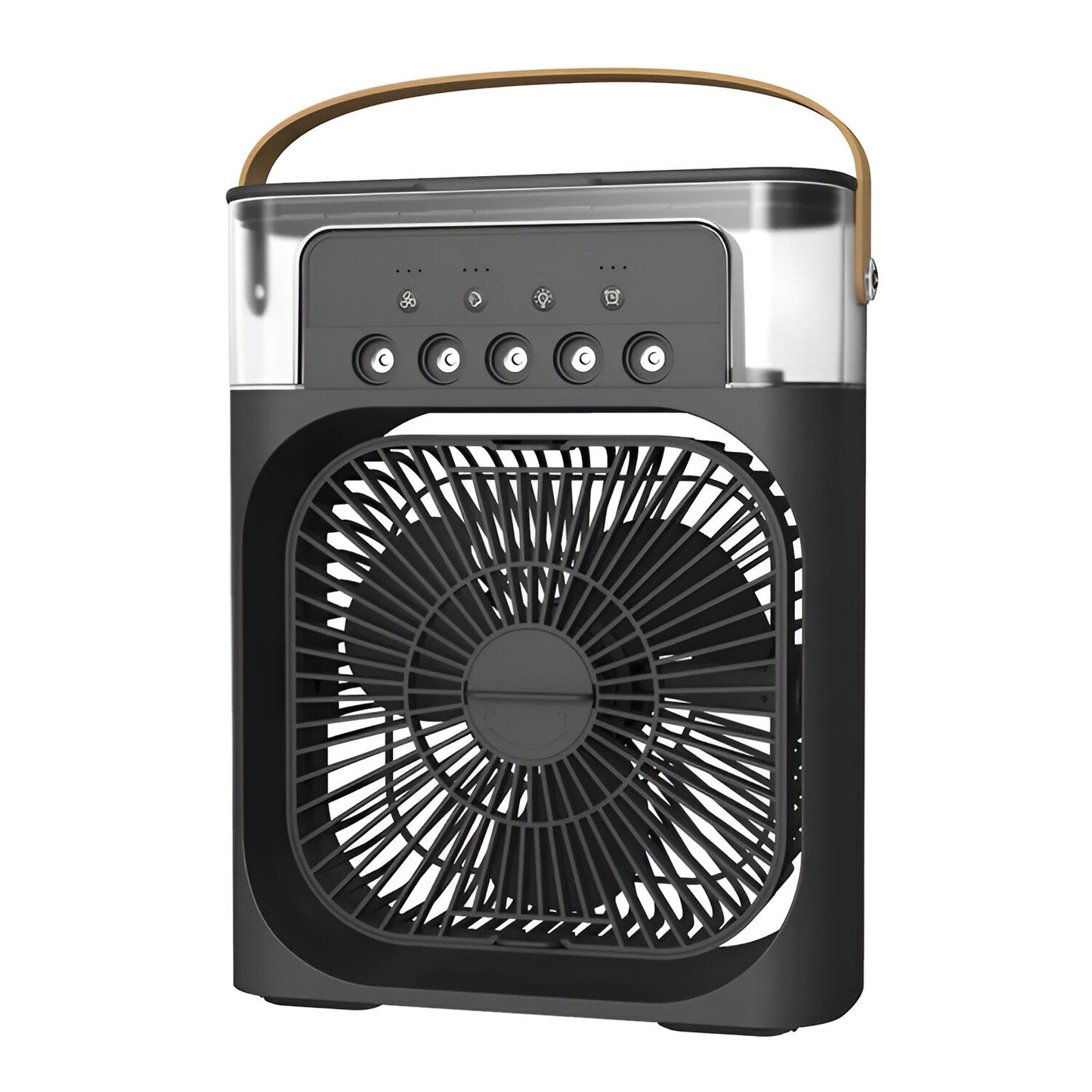 Refroidisseur d’air et humidificateur 3-en-1 | Portable, vitesses du ventilateur réglables et idéal pour les chambres, les bureaux et les petits espaces