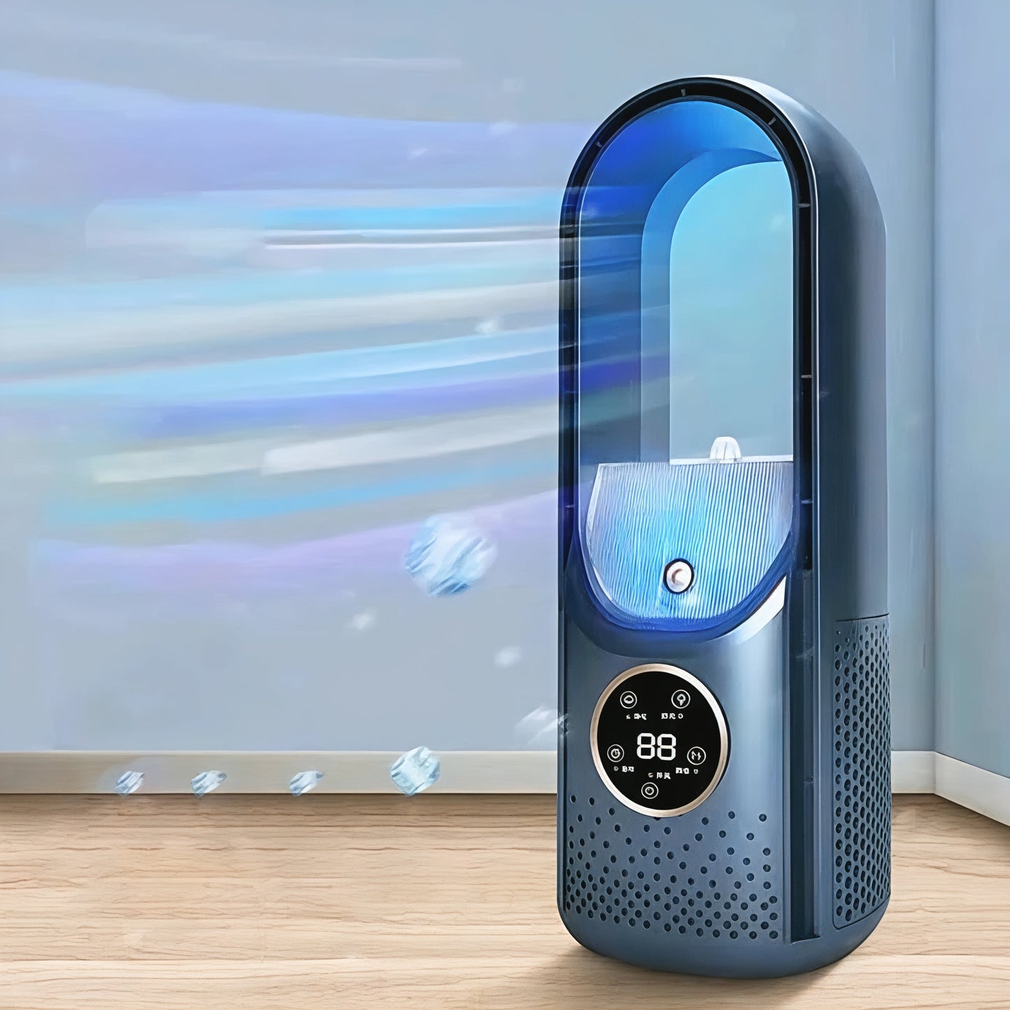 Refroidisseur d’air, ventilateur sans pales portable et silencieux