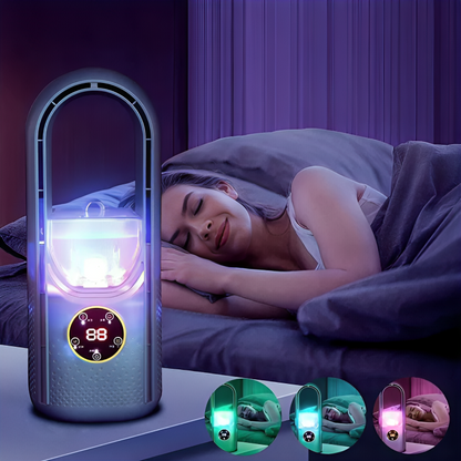Refroidisseur d’air, ventilateur sans pales portable et silencieux