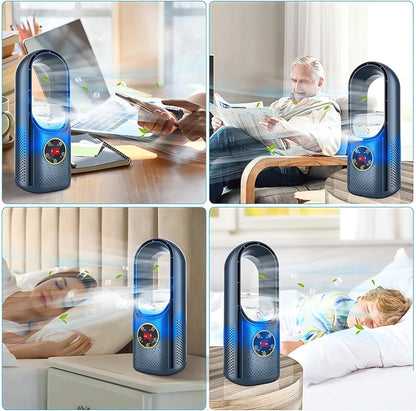 Refroidisseur d’air, ventilateur sans pales portable et silencieux