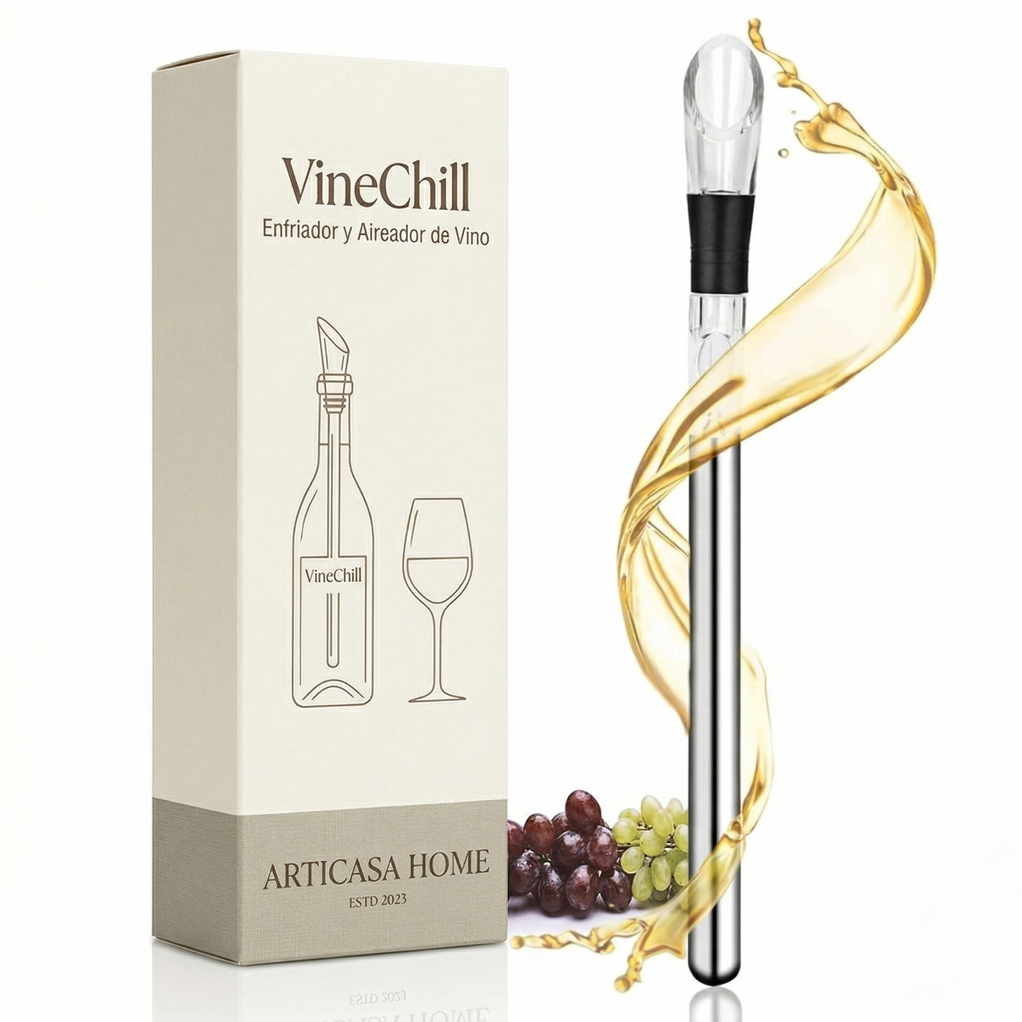 Refroidisseur et aérateur de vin