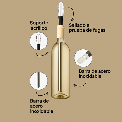 Refroidisseur et aérateur de vin