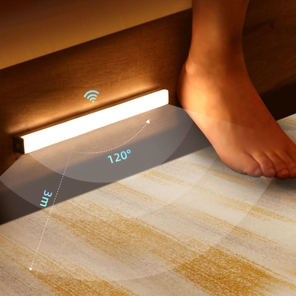 Réglette LED à détection de mouvement - sans fil, alimentée par USB ou piles AAA