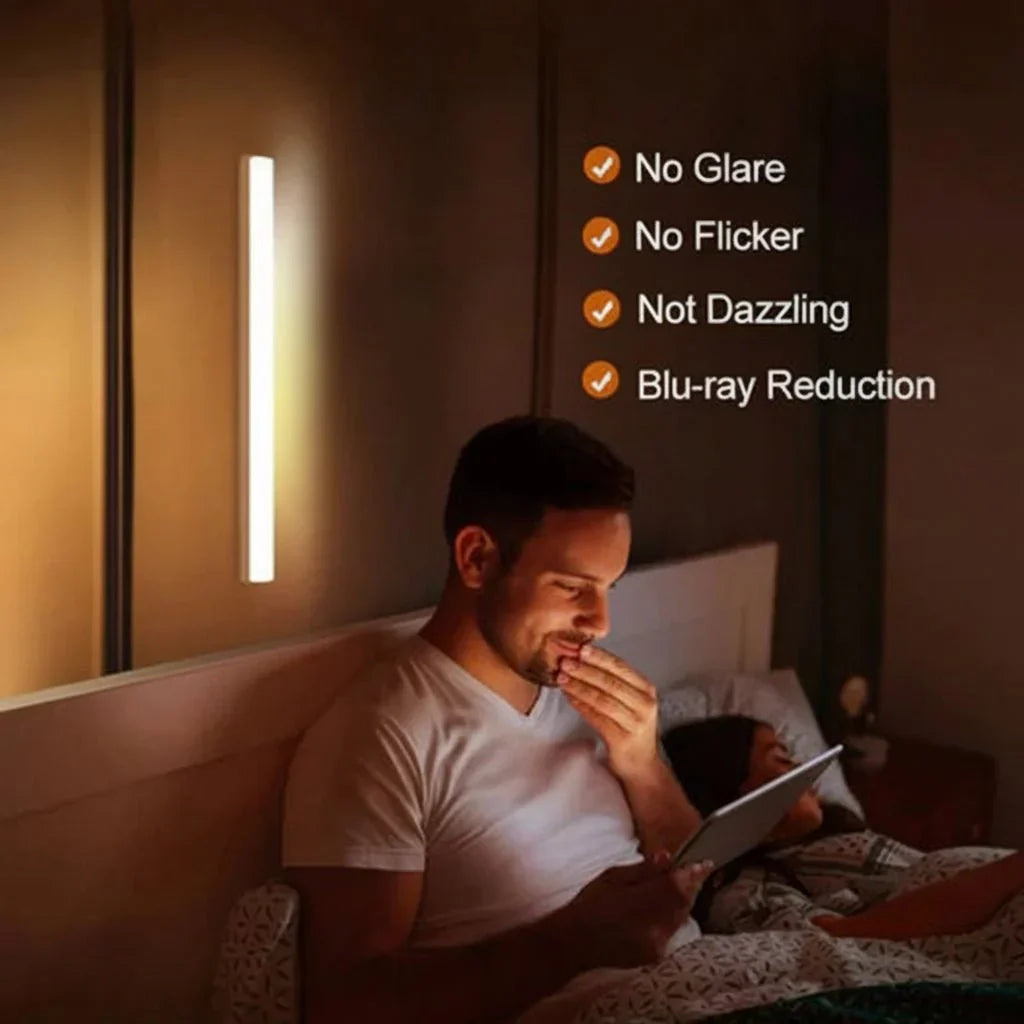 Réglette LED à détection de mouvement - sans fil, alimentée par USB ou piles AAA