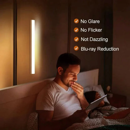 Réglette LED à détection de mouvement - sans fil, alimentée par USB ou piles AAA