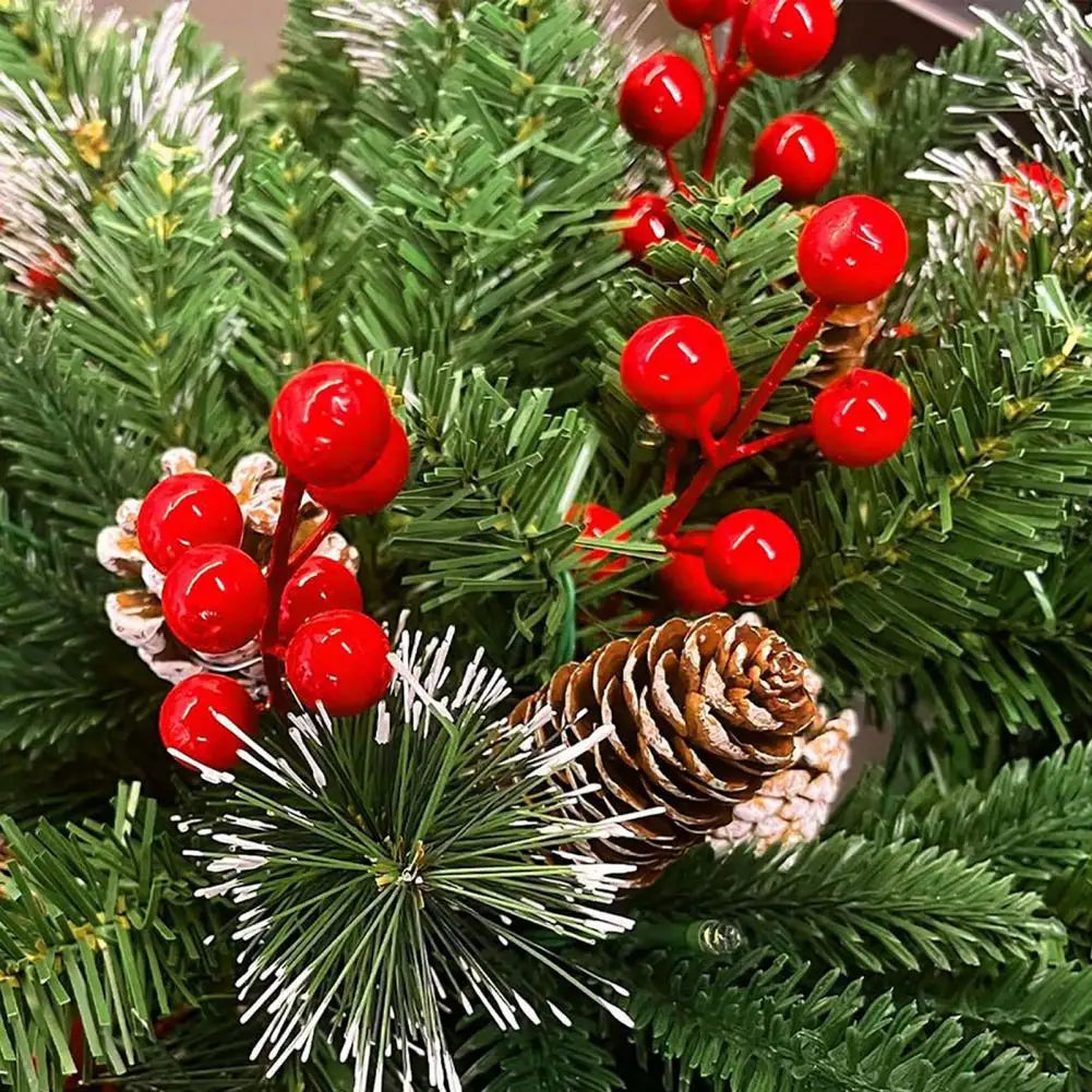 Remplisseurs pour jardinières, buissons de Noël éclairés à LED pour l’extérieur