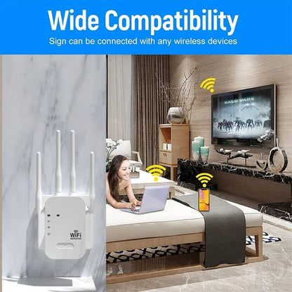 Répéteur Wi‑Fi pour l’extérieur – amplifie le signal jusqu’à 1200 Mb/s