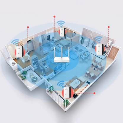 Répéteur Wi‑Fi sans fil pour une connexion internet rapide