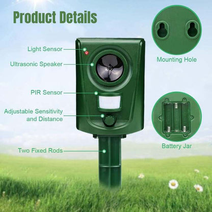 Répulsif à ultrasons intelligent pour chats